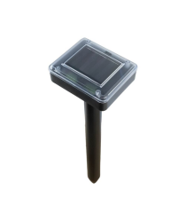 Lampada solare da giardino antitalpe a ultrasuoni GS025 led 1,2W misura 38.5x9.5cm IP44 lampione, segnapassi energia solare