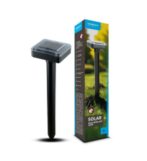 Lampada solare da giardino antitalpe a ultrasuoni GS025 led 1,2W misura 38.5x9.5cm IP44 lampione, segnapassi energia solare