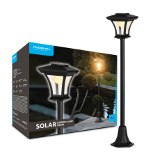 Lampada solare da giardino GS200 led 1,2W 15 lumen misura 120x21cm IP44 lampione ad energia solare con pannello incorporato