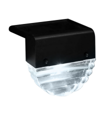 2pz lampada solare da giardino per gradini e recinzioni WS109 led Rgb multicolore 9x6cm IP44 segnapassi con pannello incorporato