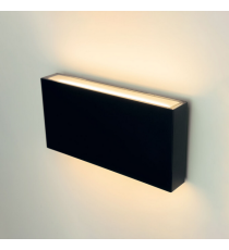 Applique in metallo nera LWL0004 8w 710 lumen 4000k luce naturale misura 200x100x30mm lampada da parete IP65 da esterno