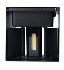 Applique in metallo nera LWL0007 6w 515 lumen 4000k luce naturale misura 100x100x100mm lampada da parete IP65 da esterno