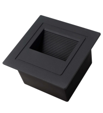 Applique in metallo nera LSL0001 5w 390 lumen 4000k luce naturale misura 84x84x50mm lampada da parete IP65 da esterno