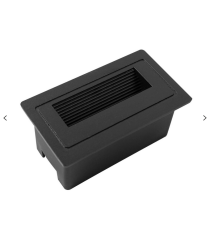 Applique in metallo nera LSL0002 3w 210 lumen 4000k luce naturale misura 103x58x45mm lampada da parete IP65 da esterno