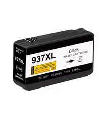 Cartuccia 937XLBK nero ink pigmentato alta capacità compatibile per Hp OfficeJet 9110b,9120B,9123,9133,9720,9730 2.500 pagine