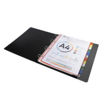 Separatore neutro a 12 tacche - PPL - colori assortiti - A4 Maxi - Exacompta Separatore neutro a 12 tacche - PPL - colori assortiti - A4 Maxi - Exacompta
