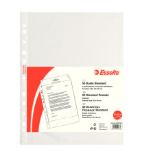 Buste forate CopySafe - Standard - buccia - 22x30 cm - trasparente - Esselte - conf. 50 pezzi