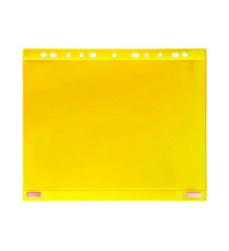 Buste forate - per supporti magnetici ad anelli - A4 - giallo - Djois - conf. 5 pezzi Buste forate - per supporti magnetici ad anelli - A4 - giallo - Djois - conf. 5 pezzi