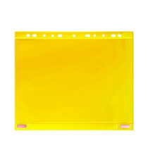 Buste forate - per supporti magnetici ad anelli - A4 - giallo - Djois - conf. 5 pezzi Buste forate - per supporti magnetici ad anelli - A4 - giallo - Djois - conf. 5 pezzi
