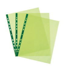 Buste forate Favorit Art - Superior - liscio - 22x30 cm - verde - Favorit - conf. 25 pezzi Buste forate Favorit Art - Superior - liscio - 22x30 cm - verde - Favorit - conf. 25 pezzi