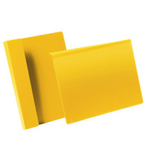 Buste identificative - con aletta pieghevole -  A4 orizzontale - giallo - Durable - conf. 50 pezzi Buste identificative - con aletta pieghevole -  A4 orizzontale - giallo - Durable - conf. 50 pezzi