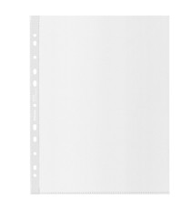 Buste perforate De Luxe riciclate 100% - antiriflesso - f.to 22 x 30 cm - Esselte - conf. 50 pezzi