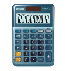 Calcolatrice da tavolo MS-120EM - 12 cifre - blu - Casio Calcolatrice da tavolo MS-120EM - 12 cifre - blu - Casio