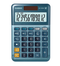 Calcolatrice da tavolo MS-120EM - 12 cifre - blu - Casio Calcolatrice da tavolo MS-120EM - 12 cifre - blu - Casio