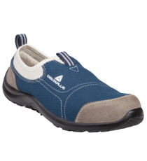 Calzatura di sicurezza Miami S1P SRC - poliestere/cotone - numero 43 - grigio/blu - Deltaplus