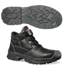 Calzatura di sicurezza Texas UK S3 SRC Rock&roll - pelle grana mina idrorepellente - numero 35 - nero - U-Power