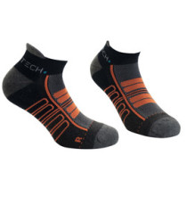 Calze fantasmino Cervinia - taglia S (36-39) - blu/arancio - Rossini - conf. 2 pezzi