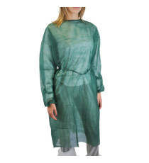 Camice monouso Visitor 18 - taglia unica - PLP - verde scuro - Worker Camice monouso Visitor 18 - taglia unica - PLP - verde scuro - Worker