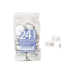 Candele Tealights - bianco - Lumen - sacchetto da 24 pezzi Candele Tealights - bianco - Lumen - sacchetto da 24 pezzi