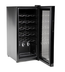 Cantinetta Vermentino 18C - per 18 bottiglie - 34,5 x 45 x 77 cm - nero - Hom-io