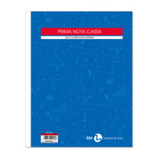 Blocco prima nota cassa - 50 fogli x 2 copie ricalcanti - 22 x 28cm - BM