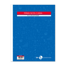 Blocco prima nota cassa - 50 fogli x 2 copie ricalcanti - 22 x 28cm - BM