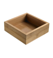 Contenitore buffet - 15,3 x 15,3 x 5 cm - bamboo - naturale - Leone Contenitore buffet - 15,3 x 15,3 x 5 cm - bamboo - naturale - Leone