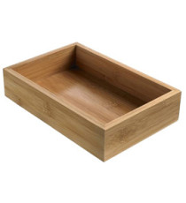 Contenitore buffet - 15,3 x 22,9 x 5 cm - bamboo - naturale - Leone Contenitore buffet - 15,3 x 22,9 x 5 cm - bamboo - naturale - Leone