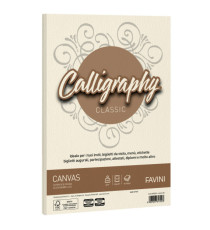 Carta Calligraphy Canvas - A4 - 100 gr - avorio 02 - Favini - conf. 50 fogli