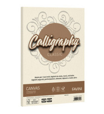 Carta Calligraphy Canvas - A4 - 200 gr - avorio 02 - Favini - conf. 50 fogli