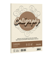Carta Calligraphy Canvas - A4 - 200 gr - avorio 02 - Favini - conf. 50 fogli