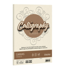 Carta Calligraphy Canvas - A4 - 200 gr - avorio 02 - Favini - conf. 50 fogli