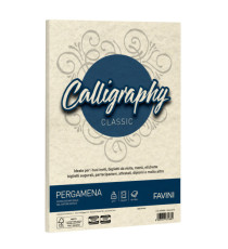 Carta Calligraphy Pergamena - A4 - 190 gr - naturale 06 - Favini - conf. 50 fogli