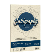 Carta Calligraphy Pergamena - A4 - 90 gr - naturale 06 - Favini - conf. 50 fogli
