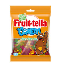 Caramella gommosa - orsetti - formato pocket 90 gr - Fruit-Tella Caramella gommosa - orsetti - formato pocket 90 gr - Fruit-Tella