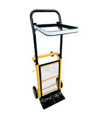 Carrello multifinzione - 99 x 38 x 31cm - portata massima 45 kg - acciaio - Garden Friend Carrello multifinzione - 99 x 38 x 31cm - portata massima 45 kg - acciaio - Garden Friend
