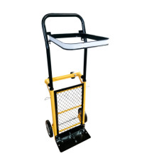 Carrello multifinzione - 99 x 38 x 31cm - portata massima 45 kg - acciaio - Garden Friend Carrello multifinzione - 99 x 38 x 31cm - portata massima 45 kg - acciaio - Garden Friend