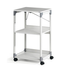 Carrello System - per videoproiettore - con ruote - 3 ripiani - 50,8 x 43,2 x 88,2 cm - grigio - Durable