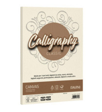 Carta Calligraphy Canvas - A4 - 100 gr - avorio 02 - Favini - conf. 50 fogli