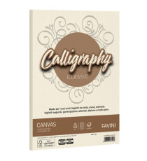 Carta Calligraphy Canvas - A4 - 100 gr - avorio 02 - Favini - conf. 50 fogli