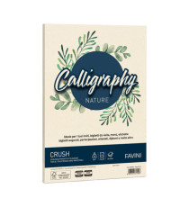 Carta Calligraphy Nature Crush - A4 - 90 gr - alga - Favini - conf. 50 fogli Carta Calligraphy Nature Crush - A4 - 90 gr - alga - Favini - conf. 50 fogli