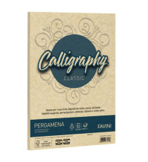 Carta Calligraphy Pergamena - A3 - 190 gr - crema 05 - Favini - conf. 250 fogli Carta Calligraphy Pergamena - A3 - 190 gr - crema 05 - Favini - conf. 250 fogli