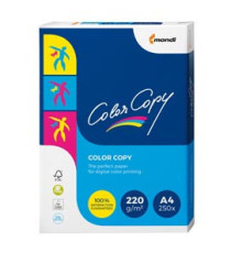Carta Color Copy - A4 - 220 gr - bianco - Mondi - conf. 250 fogli