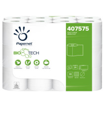 Carta igienica classica BioTech - 180 strappi - 2 veli - 19,80 mt - Papernet - conf. 24 rotoli Carta igienica classica BioTech - 180 strappi - 2 veli - 19,80 mt - Papernet - conf. 24 rotoli