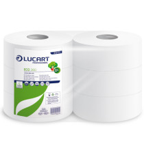 Carta igienica Eco Maxi Jumbo - 2 veli - 16,5 gr - 9,1 cm x 360 mt - diametro 25,5 cm - 360 mt - Lucart