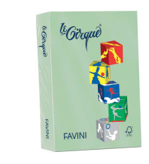 Carta Le Cirque - A3 - 80 gr - verde pastello 107 - Favini - conf. 500 fogli Carta Le Cirque - A3 - 80 gr - verde pastello 107 - Favini - conf. 500 fogli