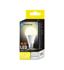 Lampadina led A60 17W attacco E27 1720 lumen 4000K luce naturale misura D60Hx119mm equivale 111W a incadescenza Lampadina led A60 17W attacco E27 1720 lumen 4000K luce naturale misura D60Hx119mm equivale 111W a incadescenza