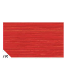 Carta crespa - 50 x 250 cm - 48 gr/m² - rosso ciliegia 790 - Rex Sadoch - conf.10 rotoli Carta crespa - 50 x 250 cm - 48 gr/m² - rosso ciliegia 790 - Rex Sadoch - conf.10 rotoli