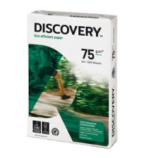 Carta Discovery 75 - A4 - 75 gr - bianco - conf. 500 fogli Carta Discovery 75 - A4 - 75 gr - bianco - conf. 500 fogli