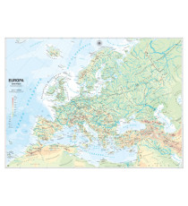 Carta geografica Europa - scolastica - murale - Belletti Carta geografica Europa - scolastica - murale - Belletti
